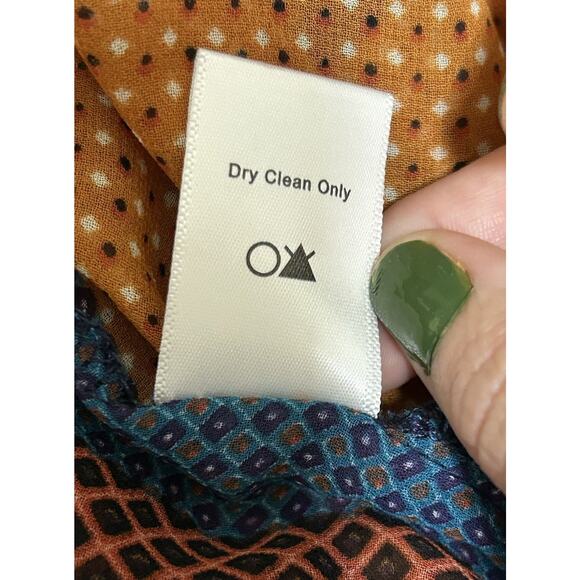 ASTR The Label Brown Oversized Button Down Sheer Shirt Dress Cover Up - Size M/L - Picture 6 of 6